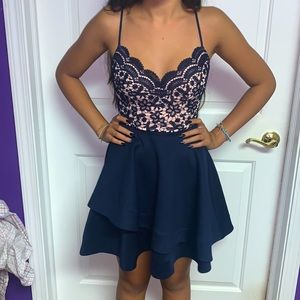 Navy blue B.Darlin dress